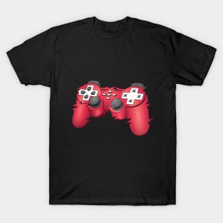 Funny Glitchy Gamers Gaming Video Controller T-Shirt